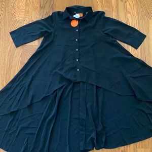 Black high low top by Patrizia Luca size Medium